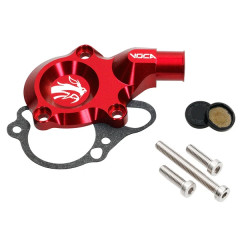 Couvercle pompe à eau Voca Racing rouge pour Minarelli 50 AM6