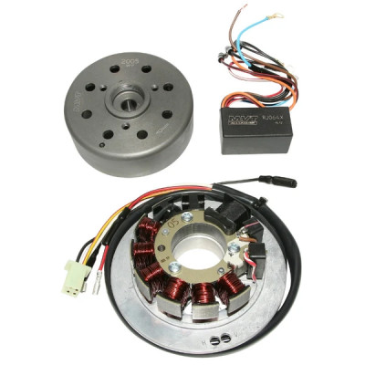 Allumage KRD analogique rotor externe (avec allumage Moriyama - catalyse) pour MBK 50 Nitro 2004+, Mach G, Ovetto - Yamaha 50 Aerox 2004+, Jog R, Neos