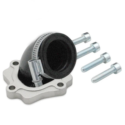Pipe admission Polini 360° pour MBK 50 Nitro, Yamaha 50 Aerox, Aprilia 50 SR, Malaguti 50 F12 (pour Mikuni 26-28, diamètre intérieur 33mm) - 215.0430