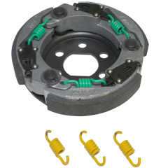 Embrayage 3g force race Polini (3 mâchoires réglables) pour MBK 50 Booster, Nitro, Ovetto, Stunt - Yamaha 50 BWS, Neos, Aerox - Aprilia 50 SR - Malaguti 50 F12 (249.051)