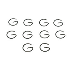 Clips de piston adaptable diamètre 10 forme en g pour MBK-Yamaha (vendu par 10)