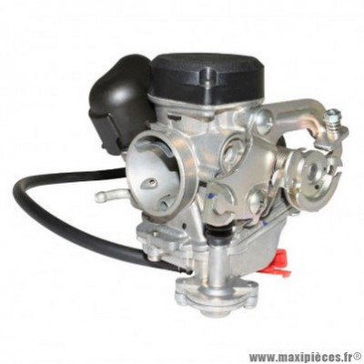 Carburateur Piaggio CM141914 pour scooter 50 Fly 4T, Liberty 4T, Zip 4T, Vespa LX 4T, Vespa S 4T, Aprilia 50 Sport-City 4T, Scarabeo 4T