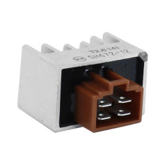 Régulateur de tension adaptable 12V - 4 cosses - R.O. AP8224296 pour Aprilia 50 Scarabeo Ditech 2001-2004 et Suzuki 50 AY Katana IE 2005-2006