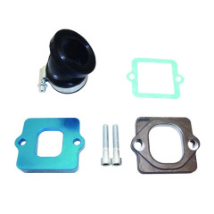 Pipe admission Polini PWK pour scooters Piaggio 50 Zip, Typhoon, NRG - Gilera 50 Stalker, Runner (215.0436)