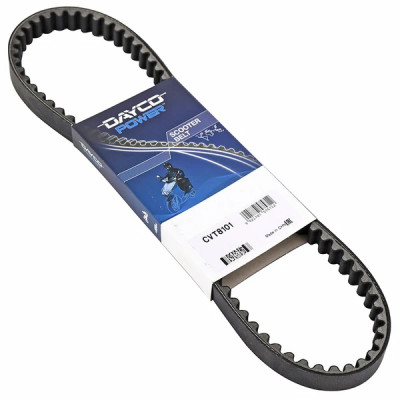 Courroie Dayco 811 x 18,5 Piaggio 50 NRG après 2000, Typhoon après 2000 - Aprilia 50 Mojito, Scarabeo 2T - Gilera 50 Stalker, Runner, Ice - Italjet 50 Jet-Set