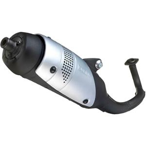 Pot d'échappement Leovince Touring 5562 pour scooter Piaggio 50 Zip 2T 1999-2008, Typhoon, NRG, Gilera Runner, Stalker