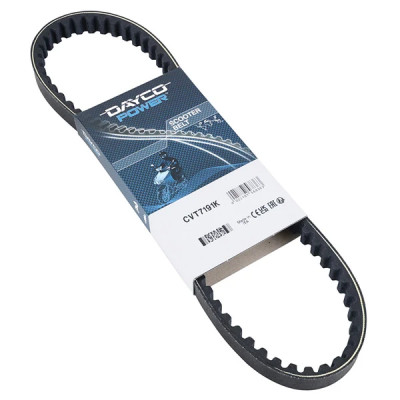 Courroie Dayco kevlar 765 x 17,5 pour scooter Peugeot 50 TKR, Trekker, Elyseo, Ludix, Vivacity, X-Fight, Speedfight