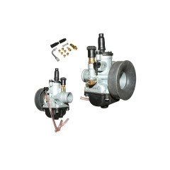 Carburateur adaptable PHBG 19 mm montage souple avec graissage et dépression (starter manuel à tirette et à câble)