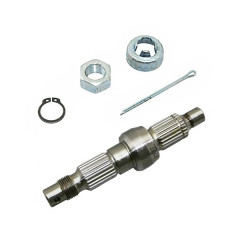 Arbre de roue adaptable pour scooter 50 cc, Piaggio ZIP 1995-1999, NRG 1994-1996, FREE 1992-1994, NTT 1995-1996, VESPA, SFERA 1995-1997