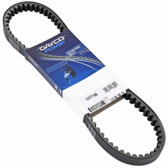 Courroie Dayco 808 x 16,8 pour scooter Benelli 50 491, Italjet 50 Formula, Malaguti 50 Crosser, Peugeot 125 SV
