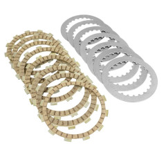 Disque d'embrayage Newfren adaptable OE standard kit pour motos Honda 250 CRE IE 2007-2008, 250 CRF R-E 2008-2020, 250 CRF X 2004-2017, 300 CRF X 2008-2012, 250 CRM X Supermotard après 2007 (F1685AC)