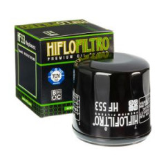 Filtre à huile Hiflofiltro HF553 65x65 mm Benelli 899 TNT 2008-2014, 1130 TNT 2004-2014, 900 Tornado 2003-2006, 1130 Tornado 2006-2014, 1130 TRE 2006-2014