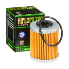 Filtre à huile Hiflofiltro HF157 41x52mm KTM 250-400-450-520-525 EXC, 690 Duke, 450-525 SMR, 690 Supermoto, 400-450 SX - Beta 250-400-450-525 RR