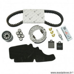 Kit entretien Piaggio 125 Vespa LX 4T 2006-2011 (avec guides variateur) -1R000391-