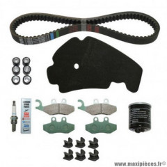 Kit entretien Piaggio avec guides variateur pour maxi-scooter Beverly 125 après 2005 -1R000413-