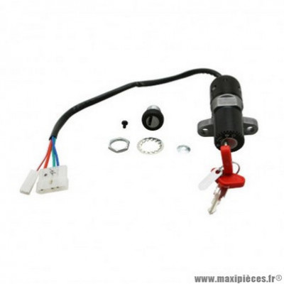 Kit serrures-contacteur complet Piaggio origine pour mécaboite 50 Gilera SMT, RCR après 2006 -00H059082516-