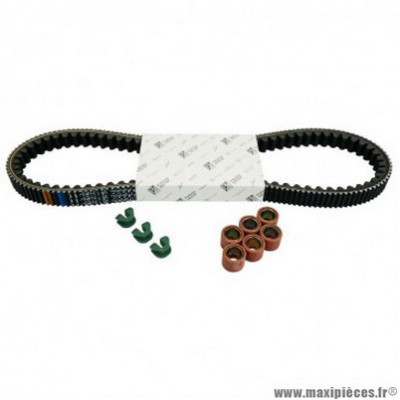 Kit transmission Piaggio courroie, galets, guides 250-300 Beverly après 2007, Carnaby après 2010, Aprilia 250-300 Scarabeo Light après 2006 - 1R000449