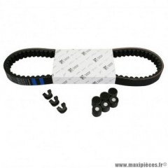 Kit transmission Piaggio courroie, galets, guides 125 Fly 3V après 2012, Vespa LX 3V après 2012, Vespa-S 3V après 2012, Vespa 946 après 2013 -1R000430-