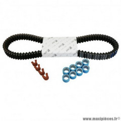Kit transmission Piaggio courroie, galets, guides 500 MP3 2011+, Beverly 2005+, X10 2012+, Gilera 500 Nexus 2006+, Fuoco 2007+, Aprilia 400-500 Scarabeo 2006+ - 1R000437