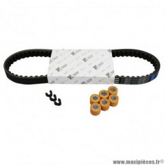 Kit transmission Piaggio courroie, galets, guides 50 fly 4T 4V (2012+), vespa primavera 4T 4V (2013-2017), vespa sprint 4T 4V (2014-2017) - 1R000436