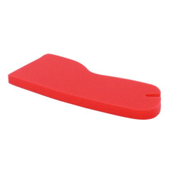 Mousse filtre à air Artein rouge pour scooter Aprilia 50 SR (avant 2000, Ditech H2O 2000-2003, R Factory 2004-2012, Street 2003-2012, R 2004-2008, AY 2005-2006)