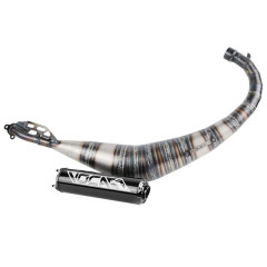 Pot Voca Racing passage bas silencieux alu noir pour Beta 50 RR 2012-2020