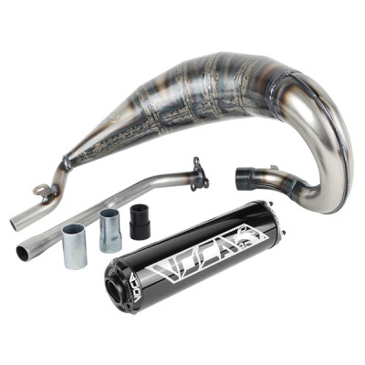 Pot Voca Racing passage haut silencieux alu noir pour Sherco 50 SM-R, SE-R