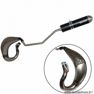 Pot e-nox acier Tecnigas pour mécaboite HM 50 CRE (passage haut)