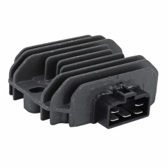 Régulateur de tension adaptable 12V-22A triphasé 6 cosses - scooters Aprilia 125-200 Sportcity, Derbi 125-150-200 Boulevard, 125 Rambla, Peugeot 50 Looxor, Yamaha 250 Xmax 2010-2013