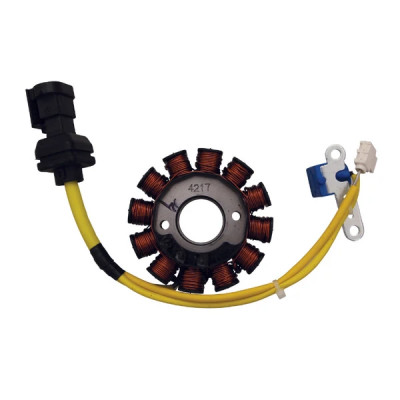 Stator allumage adaptable 12 pôles Piaggio 125 Fly après 2005, Vespa LX après 2005, Liberty après 2005 - Gilera 125 Runner 2006 - Aprilia 125 Mojito après 2008, Sport City One après 2008