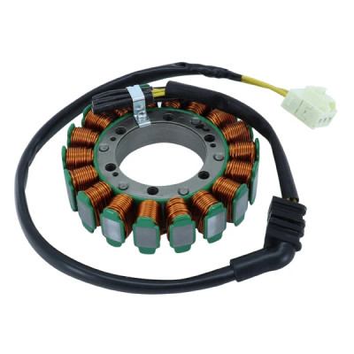 Stator allumage adaptable 18 pôles triphasé 450W moteur Piaggio-Aprilia 850 NA MANA 2008-2014, SRV ABS 2012-2018, Gilera 800 GP 2008-2014 (R.O 58145R)