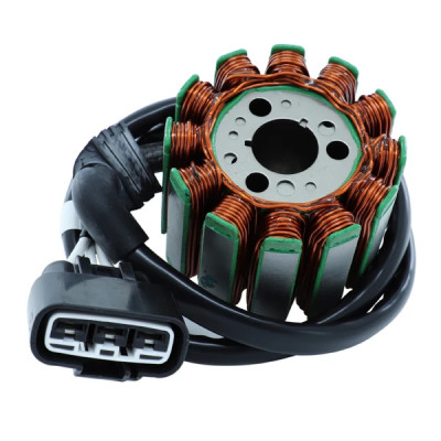 Stator allumage adaptable 12 pôles triphasé R.O. 2D1-81410-01 pour Yamaha 800 FZ8 2011-2014, 1000 FZ1 N, FAZER 2006-2013