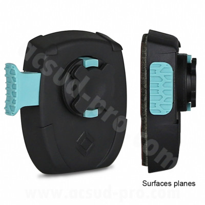 Adaptateur adaptable autocollant pour surface plane