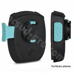 Adaptateur adaptable autocollant pour surface plane