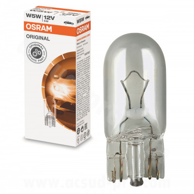 Ampoule Adaptable 12V 5W W2.1X9.5D Boite de 10