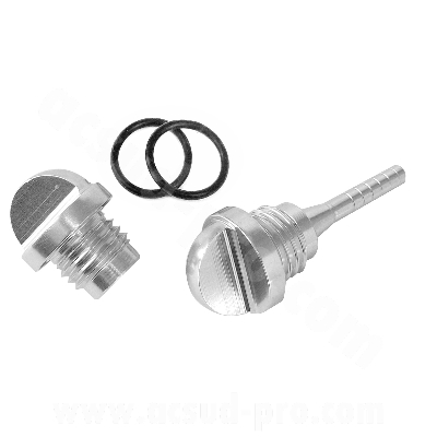 Bouchons huile RB Max chrome pour maxi-scooter Yamaha TMAX 500 / 530 (la paire)