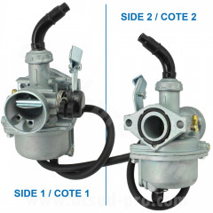Carburateur TNT Ø19mm type PZ19 (Quad Spider / KEROX / LEM 50-110cc)
