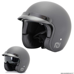 Casque jet NoEnd couleur noir mat taille XS