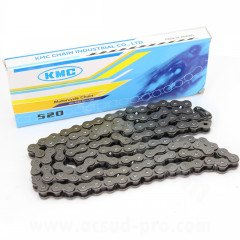 Chaine KMC 520 120 maillons couleur noir pour moto archive motorcycle 125cc