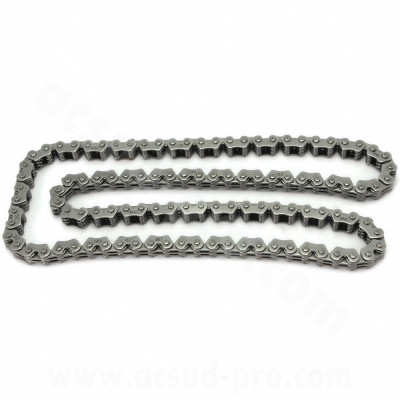 Chaine de distribution KMC 106 maillons Piaggio 400 MP3, X EVO, X8, 500 MP3, X9, X10, Beverly, Gilera 500 Fuoco, Nexus, Aprilia 400-500 Atlantic, Scarabeo (OEM : 827889)