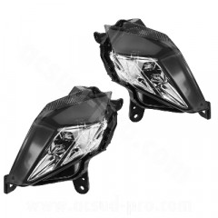 Clignotants arrière à LED RB Max homologués fumé pour Yamaha TMAX 530 2012-2016 (la paire)