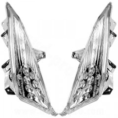 Clignotants avant à LED RB Max homologués pour Yamaha T-Max 500 2008-2011 (la paire)