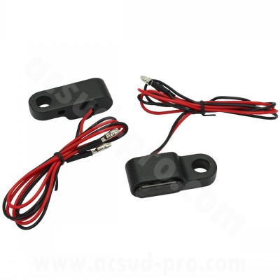 Clignotants adaptable homologués OPM à LED noir smoked (la paire)