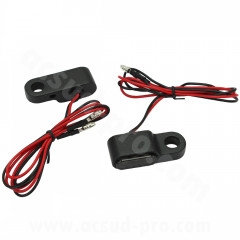 Clignotants adaptable homologués OPM à LED noir smoked (la paire)