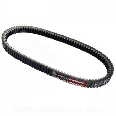 Courroie crantée Gates kevlar adaptée pour maxi-scooter Piaggio Beverly / MP3 400CC / X9 / X8 (OEM 832738)