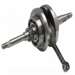 Embiellage RB Max axe diamètre 14 pour maxi-scooter Honda 125 SH 2001-2012, 125 Dylan, 125 Pantheon, 125 Swing (OEM : 13000-KGF-910 - 13000-KGG-910)