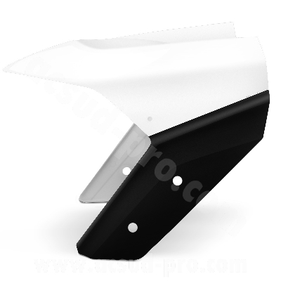 Garde boue avant TNT blanc compétition pour Yamaha T-Max 530cc 2015-2016