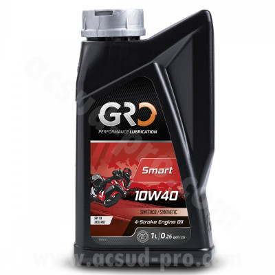 Huile moteur Global Racing Oil 10W40 synthèse 4 temps (1L)