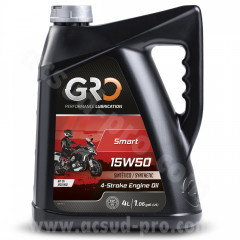 Huile Global Racing Oil 4T 15W50 Synthèse (Bidon 4L)