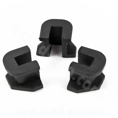 Jeu de 3 taquets plateau appui RB Max pour Honda SH 125-150cc 2001-2012, Dylan, Pantheon, Swing 125cc (OEM : 22011-KCW-851 - 22132-KCW-851)